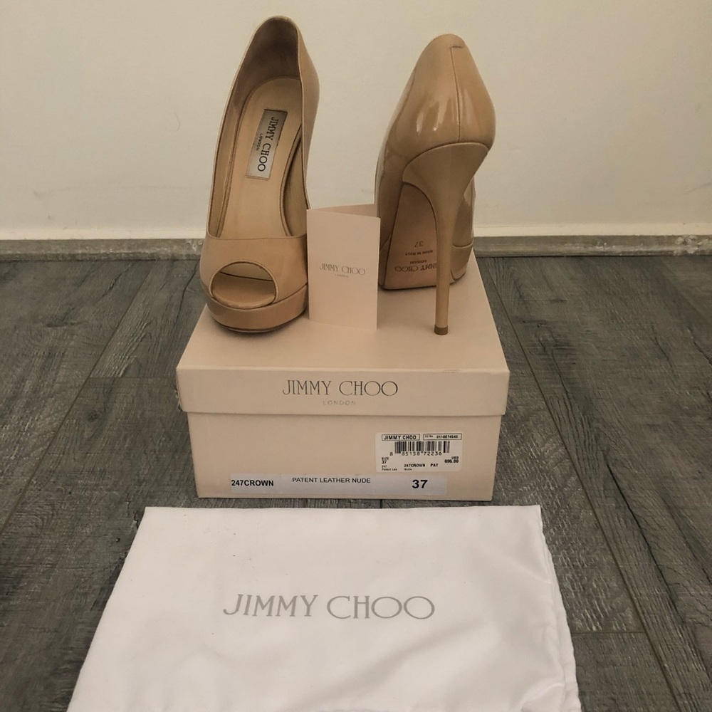 Nude Jimmy Choo Pumps